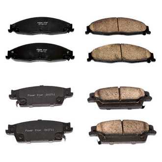 PowerStop® - Z16 Evolution Clean Ride Ceramic Front and Rear Disc Brake Pad Set
