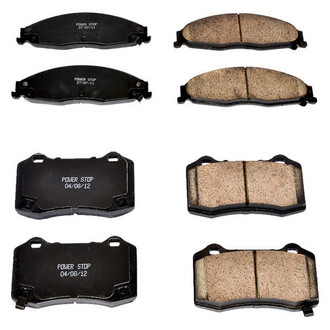 PowerStop® - Z16 Evolution Clean Ride Ceramic Front and Rear Disc Brake Pad Set