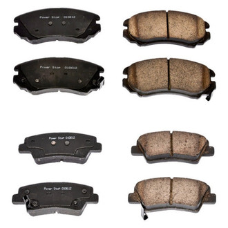 PowerStop® - Z16 Evolution Clean Ride Ceramic Front and Rear Disc Brake Pad Set