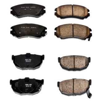PowerStop® - Z16 Evolution Clean Ride Ceramic Front and Rear Disc Brake Pad Set