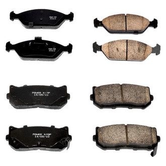PowerStop® - Z16 Evolution Clean Ride Ceramic Front and Rear Disc Brake Pad Set
