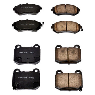 PowerStop® - Z16 Evolution Clean Ride Ceramic Front and Rear Disc Brake Pad Set