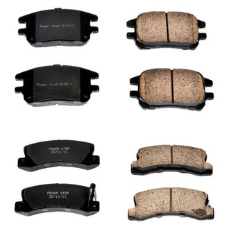 PowerStop® - Z16 Evolution Clean Ride Ceramic Front and Rear Disc Brake Pad Set