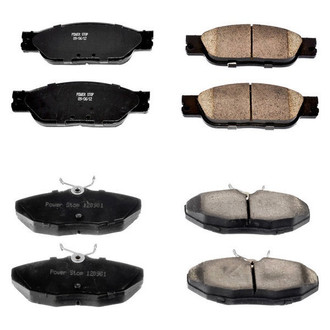 PowerStop® - Z16 Evolution Clean Ride Ceramic Front and Rear Disc Brake Pad Set