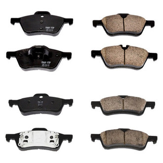 PowerStop® - Z16 Evolution Clean Ride Ceramic Front and Rear Disc Brake Pad Set