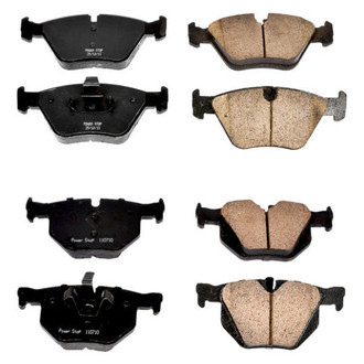 PowerStop® - Z16 Evolution Clean Ride Ceramic Front and Rear Disc Brake Pad Set