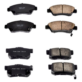 PowerStop® - Z16 Evolution Clean Ride Ceramic Front and Rear Disc Brake Pad Set
