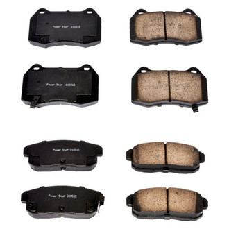 PowerStop® - Z16 Evolution Clean Ride Ceramic Front and Rear Disc Brake Pad Set
