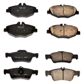 PowerStop® - Z16 Evolution Clean Ride Ceramic Front and Rear Disc Brake Pad Set