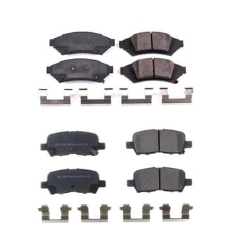PowerStop® - Z17 Evolution Plus™ Ceramic Front and Rear Disc Brake Pad Set
