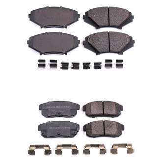 PowerStop® - Z17 Evolution Plus™ Ceramic Front and Rear Disc Brake Pad Set