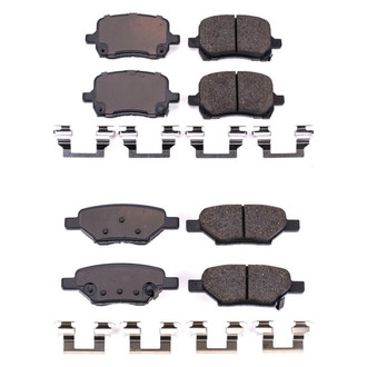 PowerStop® - Z17 Evolution Plus™ Ceramic Front and Rear Disc Brake Pad Set