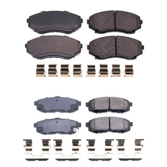 PowerStop® - Z17 Evolution Plus™ Ceramic Front and Rear Disc Brake Pad Set