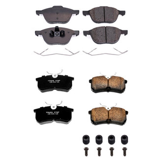 PowerStop® - Z17 Evolution Plus™ Ceramic Front and Rear Disc Brake Pad Set