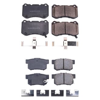 PowerStop® - Z17 Evolution Plus™ Ceramic Front and Rear Disc Brake Pad Set