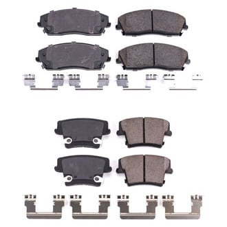 PowerStop® - Z17 Evolution Plus™ Ceramic Front and Rear Disc Brake Pad Set