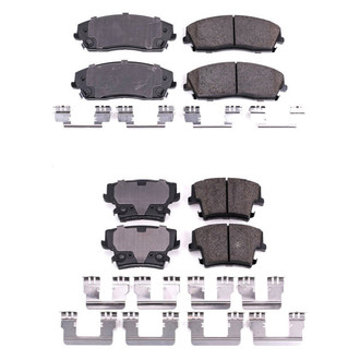 PowerStop® - Z17 Evolution Plus™ Ceramic Front and Rear Disc Brake Pad Set