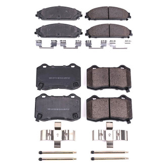PowerStop® - Z17 Evolution Plus™ Ceramic Front and Rear Disc Brake Pad Set