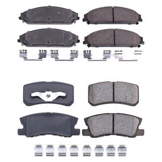 PowerStop® - Z17 Evolution Plus™ Ceramic Front and Rear Disc Brake Pad Set