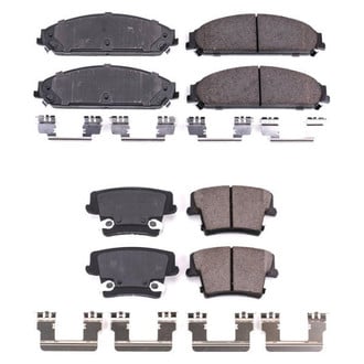 PowerStop® - Z17 Evolution Plus™ Ceramic Front and Rear Disc Brake Pad Set