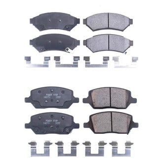 PowerStop® - Z17 Evolution Plus™ Ceramic Front and Rear Disc Brake Pad Set