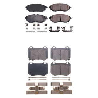PowerStop® - Z17 Evolution Plus™ Ceramic Front and Rear Disc Brake Pad Set