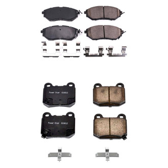 PowerStop® - Z17 Evolution Plus™ Ceramic Front and Rear Disc Brake Pad Set