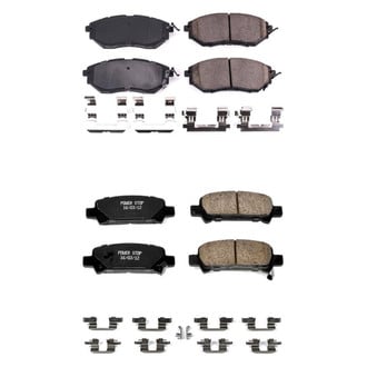 PowerStop® - Z17 Evolution Plus™ Ceramic Front and Rear Disc Brake Pad Set