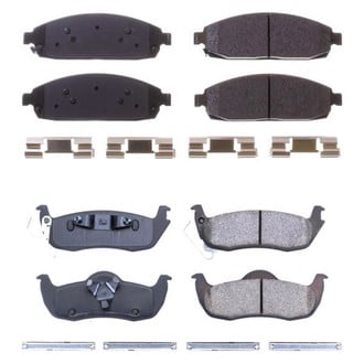 PowerStop® - Z17 Evolution Plus™ Ceramic Front and Rear Disc Brake Pad Set