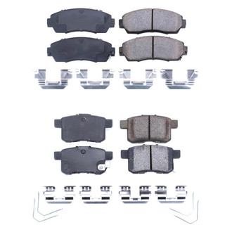 PowerStop® - Z17 Evolution Plus™ Ceramic Front and Rear Disc Brake Pad Set