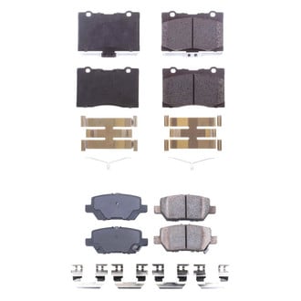 PowerStop® - Z17 Evolution Plus™ Ceramic Front and Rear Disc Brake Pad Set