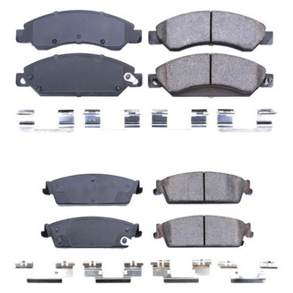 PowerStop® - Z17 Evolution Plus™ Ceramic Front and Rear Disc Brake Pad Set