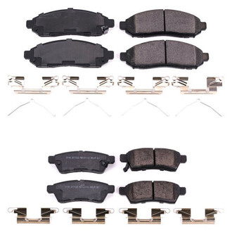 PowerStop® - Z17 Evolution Plus™ Ceramic Front and Rear Disc Brake Pad Set