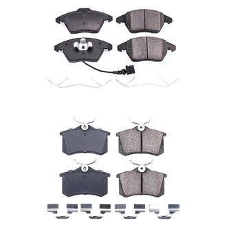 PowerStop® - Z17 Evolution Plus™ Ceramic Front and Rear Disc Brake Pad Set