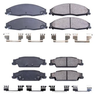 PowerStop® - Z17 Evolution Plus™ Ceramic Front and Rear Disc Brake Pad Set