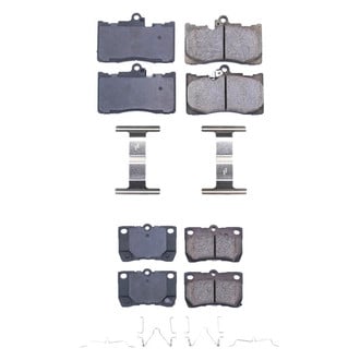PowerStop® - Z17 Evolution Plus™ Ceramic Front and Rear Disc Brake Pad Set