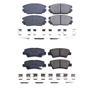 PowerStop® - Z17 Evolution Plus™ Ceramic Front and Rear Disc Brake Pad Set