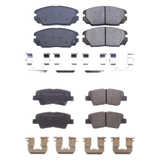 PowerStop® - Z17 Evolution Plus™ Ceramic Front and Rear Disc Brake Pad Set