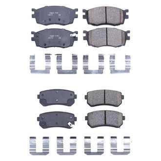 PowerStop® - Z17 Evolution Plus™ Ceramic Front and Rear Disc Brake Pad Set
