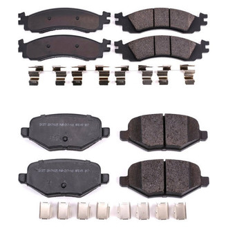 PowerStop® - Z17 Evolution Plus™ Ceramic Front and Rear Disc Brake Pad Set