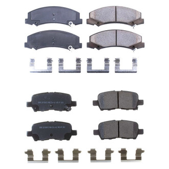 PowerStop® - Z17 Evolution Plus™ Ceramic Front and Rear Disc Brake Pad Set