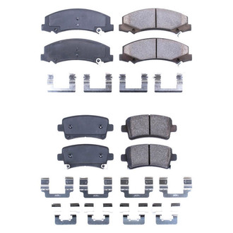PowerStop® - Z17 Evolution Plus™ Ceramic Front and Rear Disc Brake Pad Set