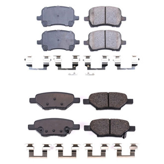PowerStop® - Z17 Evolution Plus™ Ceramic Front and Rear Disc Brake Pad Set