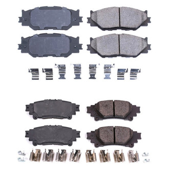 PowerStop® - Z17 Evolution Plus™ Ceramic Front and Rear Disc Brake Pad Set
