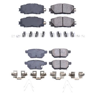 PowerStop® - Z17 Evolution Plus™ Ceramic Front and Rear Disc Brake Pad Set