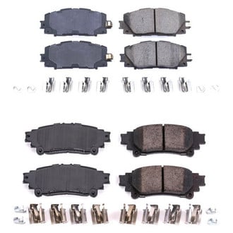 PowerStop® - Z17 Evolution Plus™ Ceramic Front and Rear Disc Brake Pad Set
