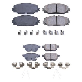 PowerStop® - Z17 Evolution Plus™ Ceramic Front and Rear Disc Brake Pad Set