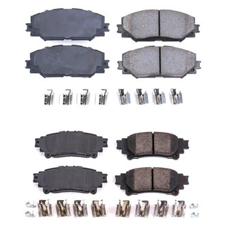 PowerStop® - Z17 Evolution Plus™ Ceramic Front and Rear Disc Brake Pad Set
