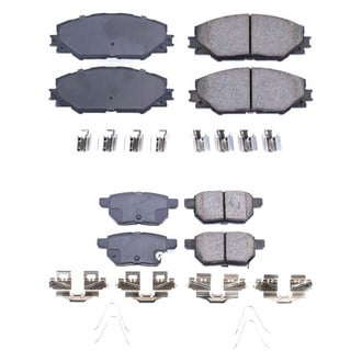 PowerStop® - Z17 Evolution Plus™ Ceramic Front and Rear Disc Brake Pad Set