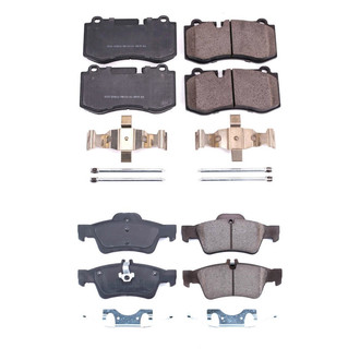 PowerStop® - Z17 Evolution Plus™ Ceramic Front and Rear Disc Brake Pad Set
